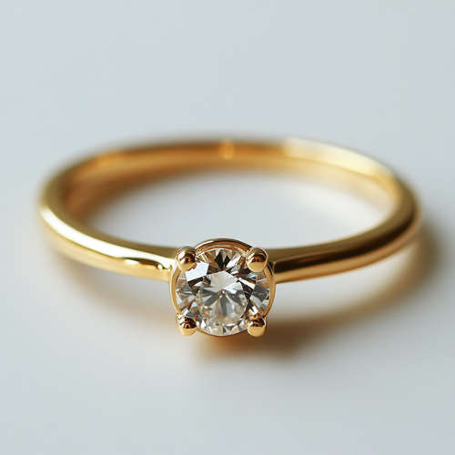 Premium Rose Gold AD Ring 104