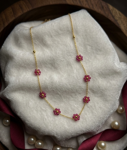 Blossom Floral Station Necklace