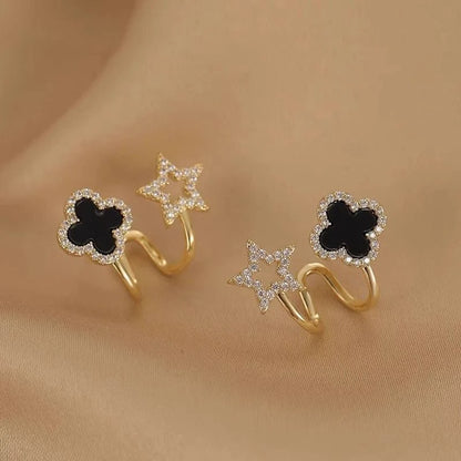 Stella Clover Spiral Wrap Stud Earrings