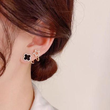 Stella Clover Spiral Wrap Stud Earrings