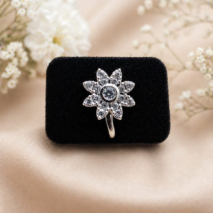 Stellar Bloom Clip-On Nose Pin