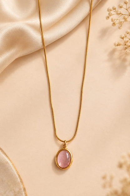 Oval Cat’s Eye Stone Pendant