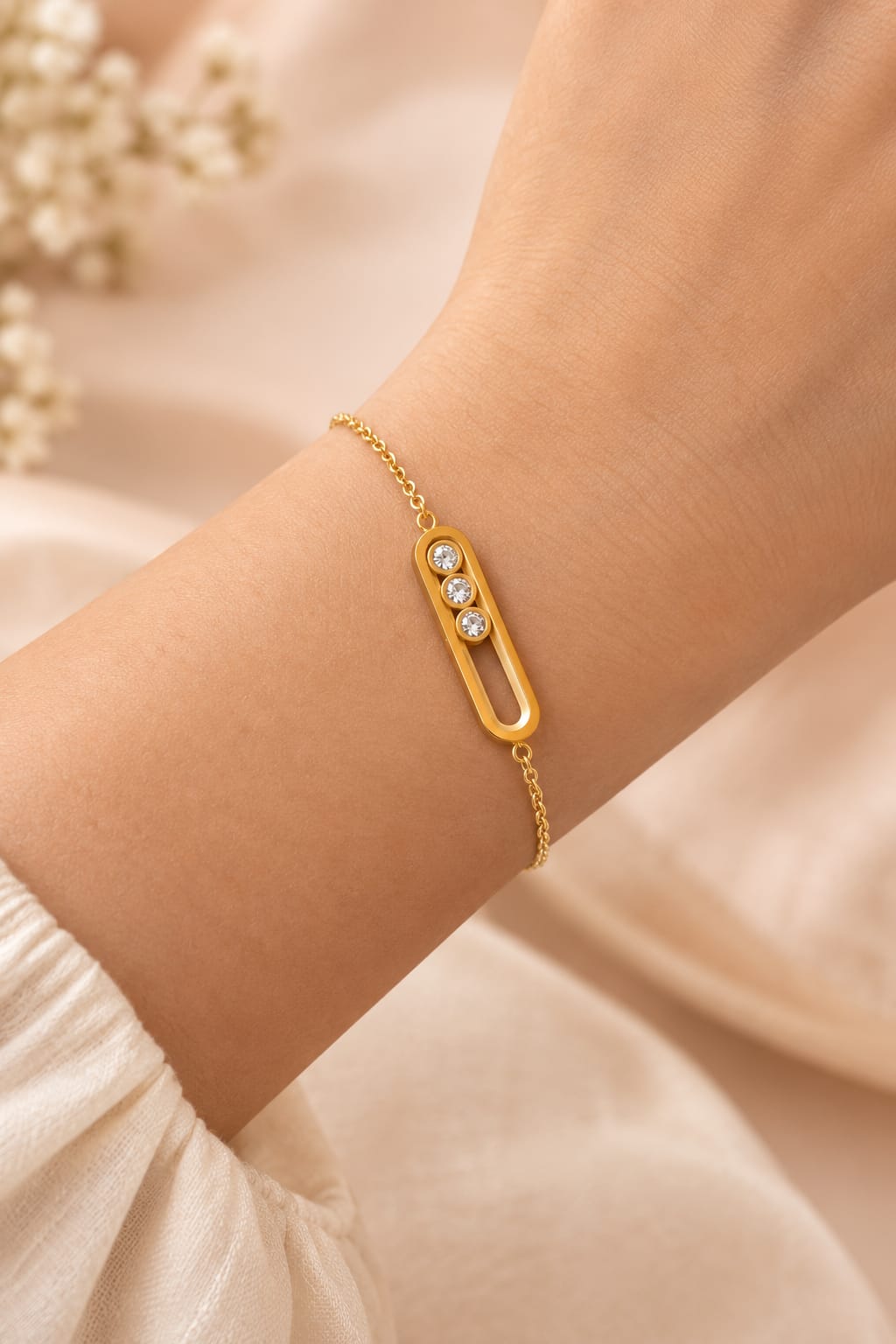 Celeste Crystal Link Bracelet