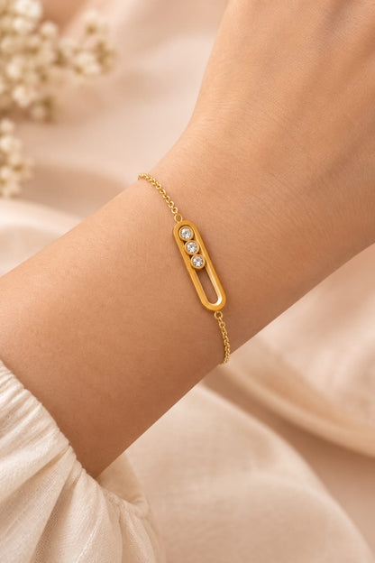 Celeste Crystal Link Bracelet