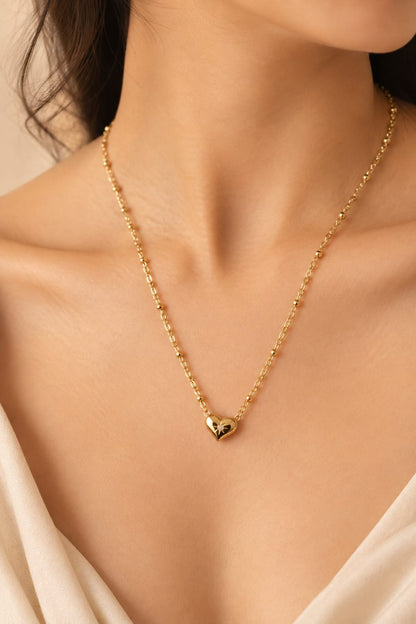 Celestial Heart Beaded Pendant